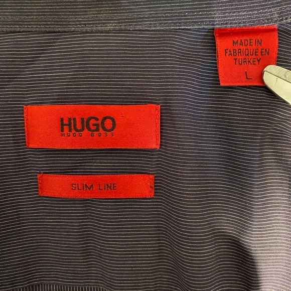 HUGO by Hugo Boss Men’s Button Down Shirt Sz L - Picture 6 of 7